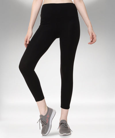 Naturefab Women's Bamboo Yoga Legging Black