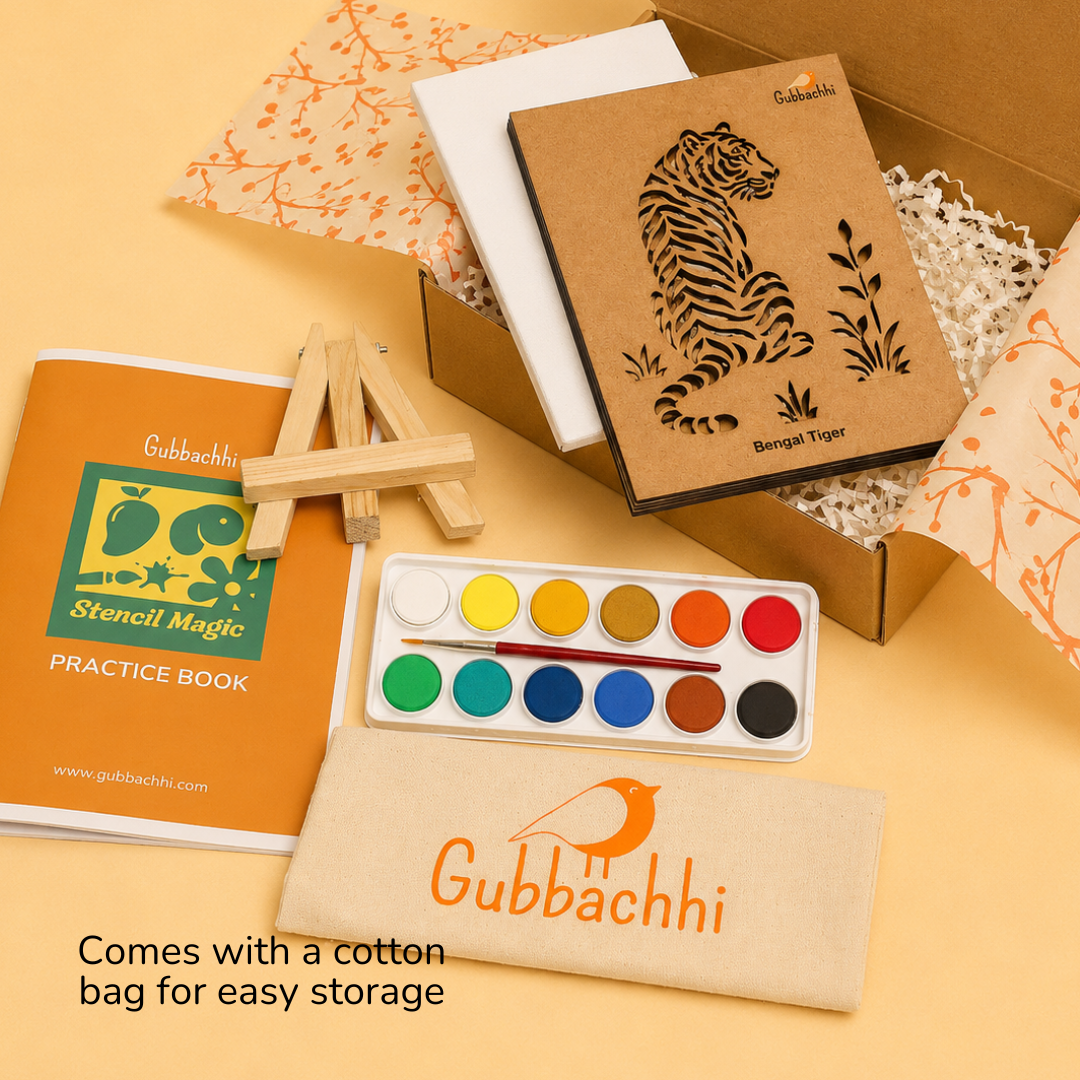 Gubbachhi Stencil Magic Animals