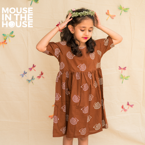 Mouse In The House A Spiky Porcupine - Cotton Dress
