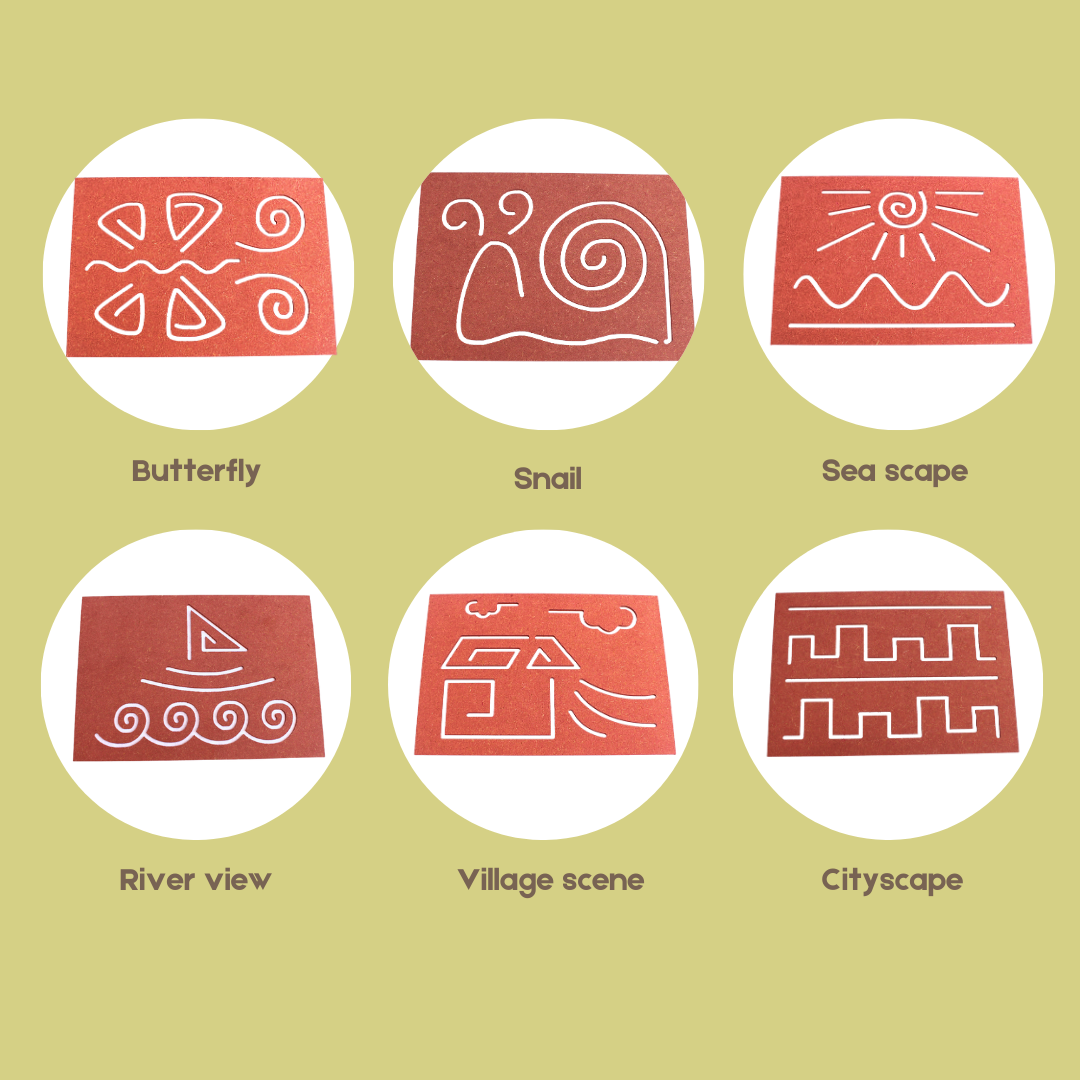 Taali Hastakshar - Handwriting Improvement Stencils - Set of 6