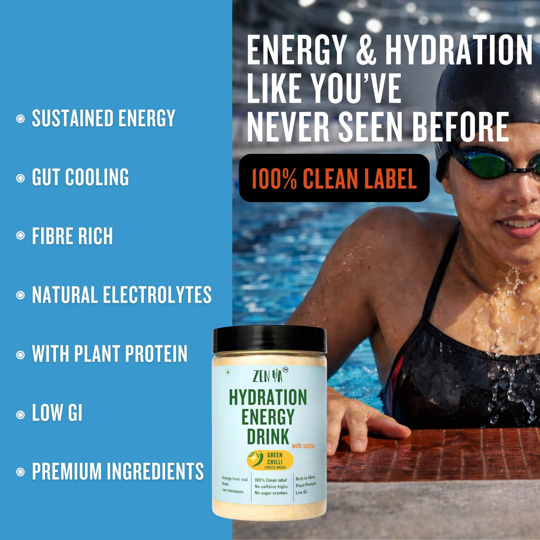 Hydration & Energy Sattu Chilli Lemon Drink