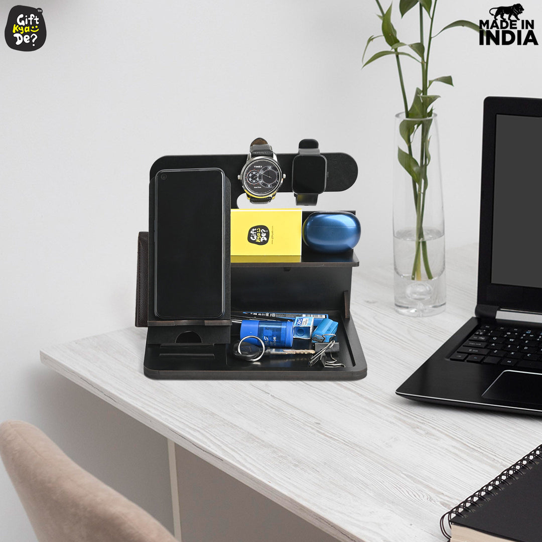 Gift Kya De 6 in 1 Desk Organizer & Docking Station | Desk Essential
