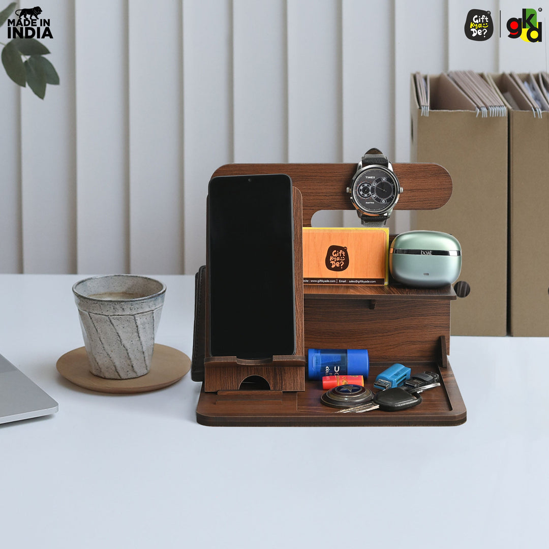 Gift Kya De 6 in 1 Desk Organizer & Docking Station | Desk Essential