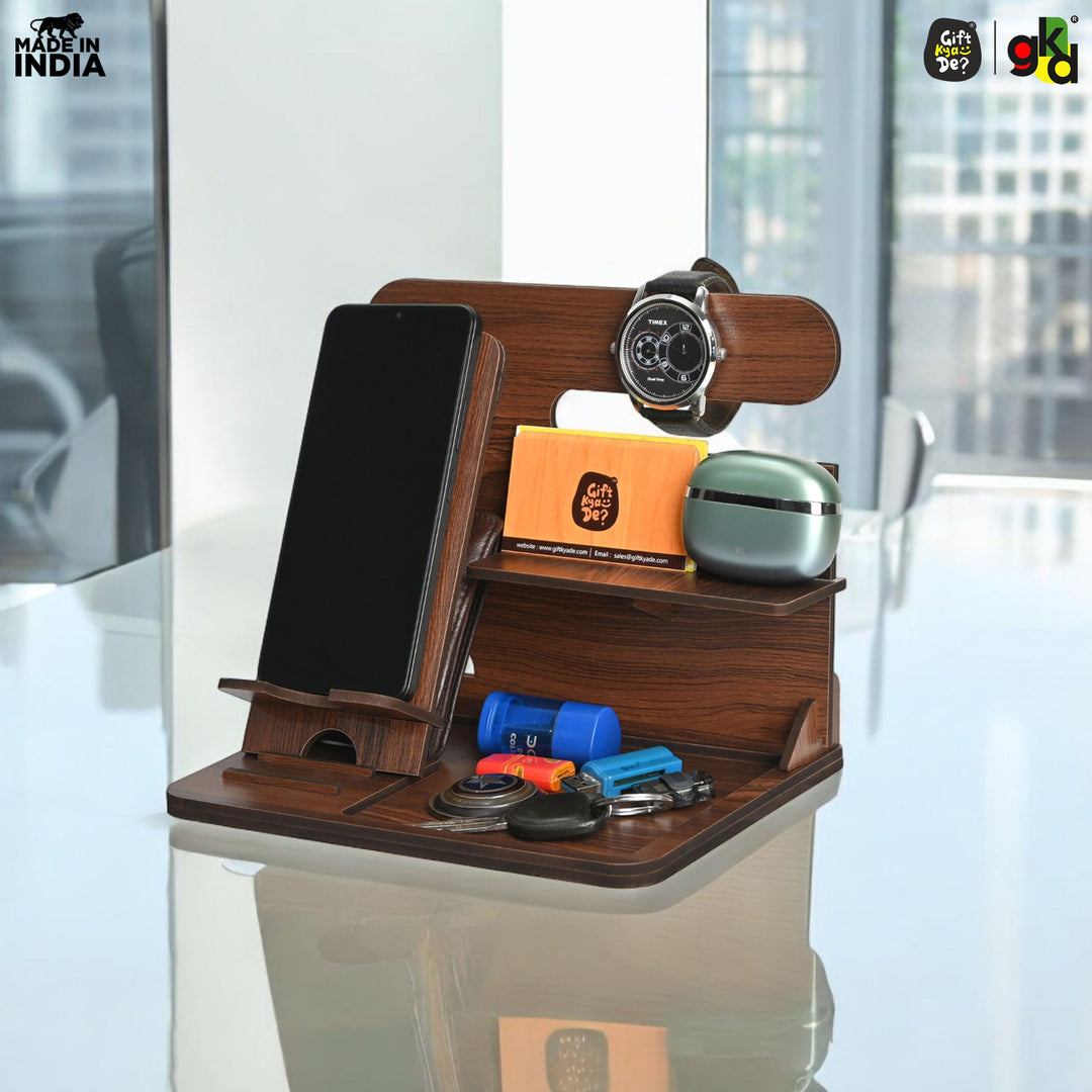 Gift Kya De 6 in 1 Desk Organizer & Docking Station | Desk Essential
