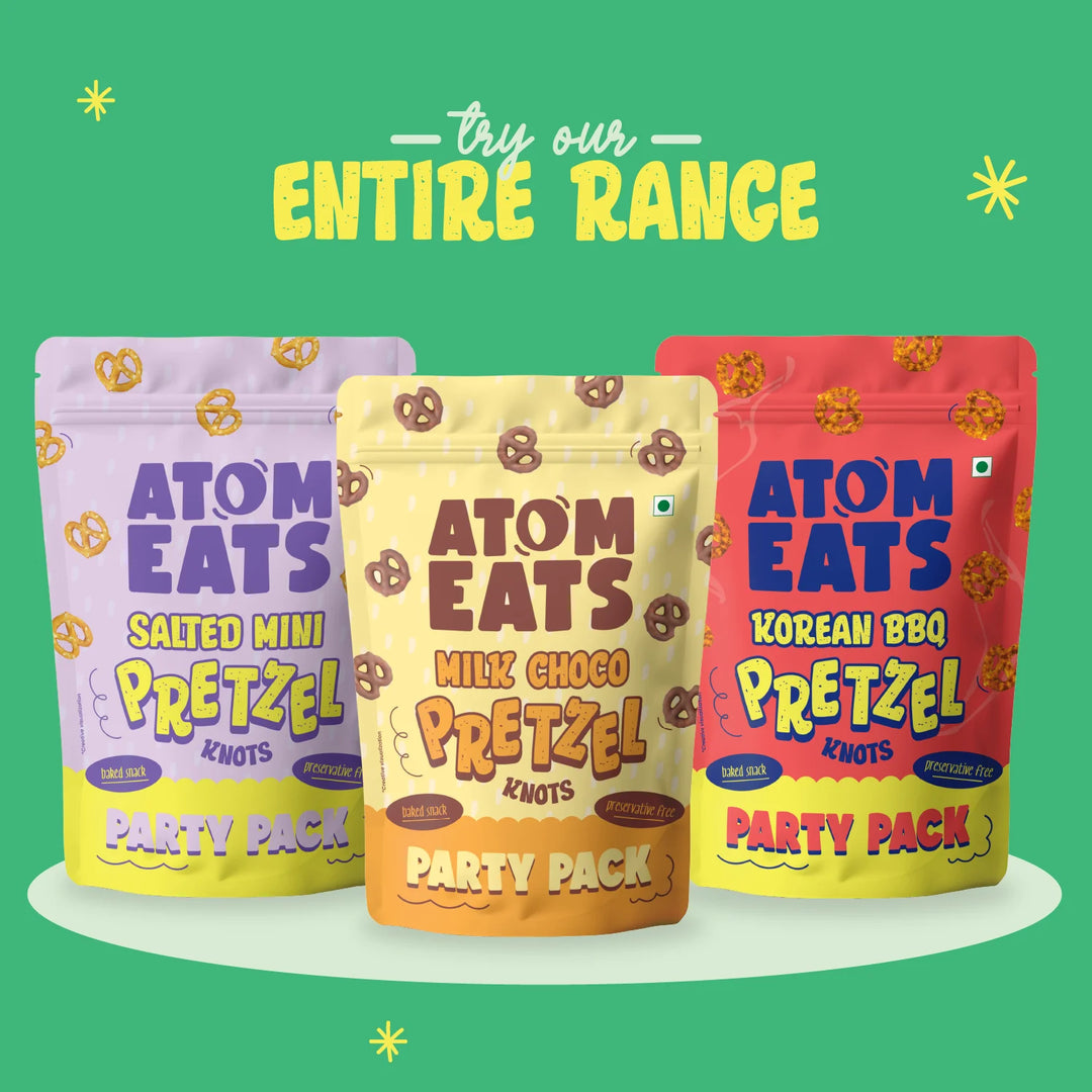 Atom Eats Salted Mini Sticks Party Pack | 200g Pack by Atom Eats