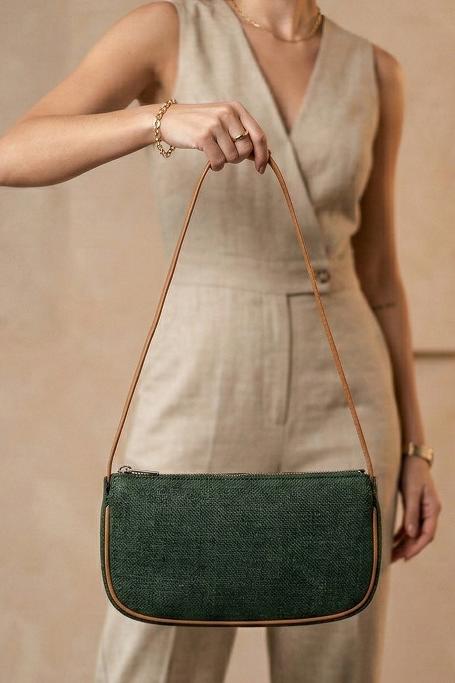 Daily Sling Soft Jute Shoulder Bag