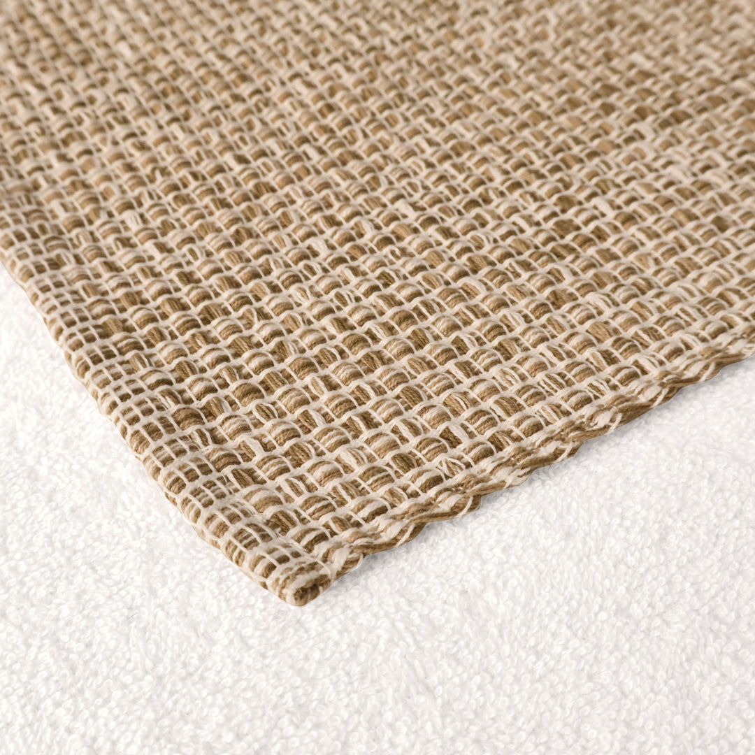 Country Village Cotton Placemats - Woven Weaved Design