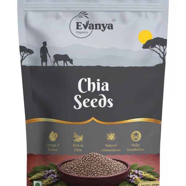 Evanya Organics Chia Seeds 200 g