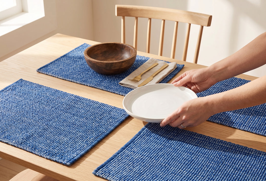 Cotton Woven Placemats Set of 4