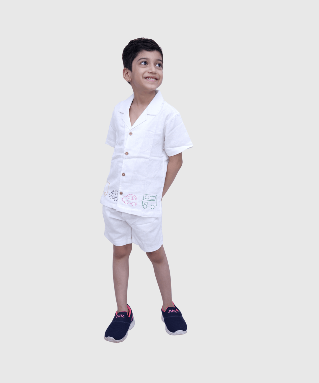 White Car Co-ord Set