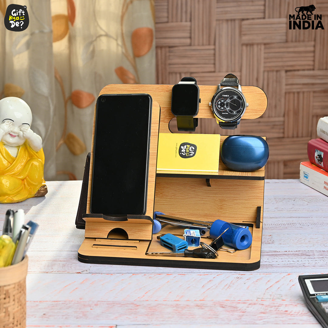 Gift Kya De 6 in 1 Desk Organizer & Docking Station | Desk Essential
