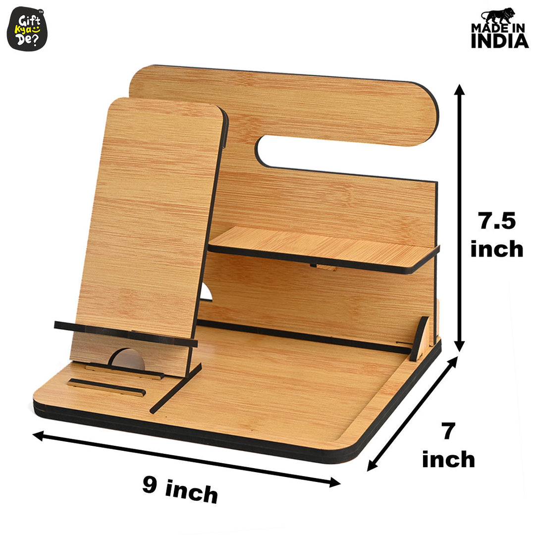 Gift Kya De 6 in 1 Desk Organizer & Docking Station | Desk Essential