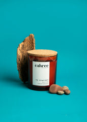 Cahree Wellness The Comfort candle: elemis, oudh, amber & frankincense