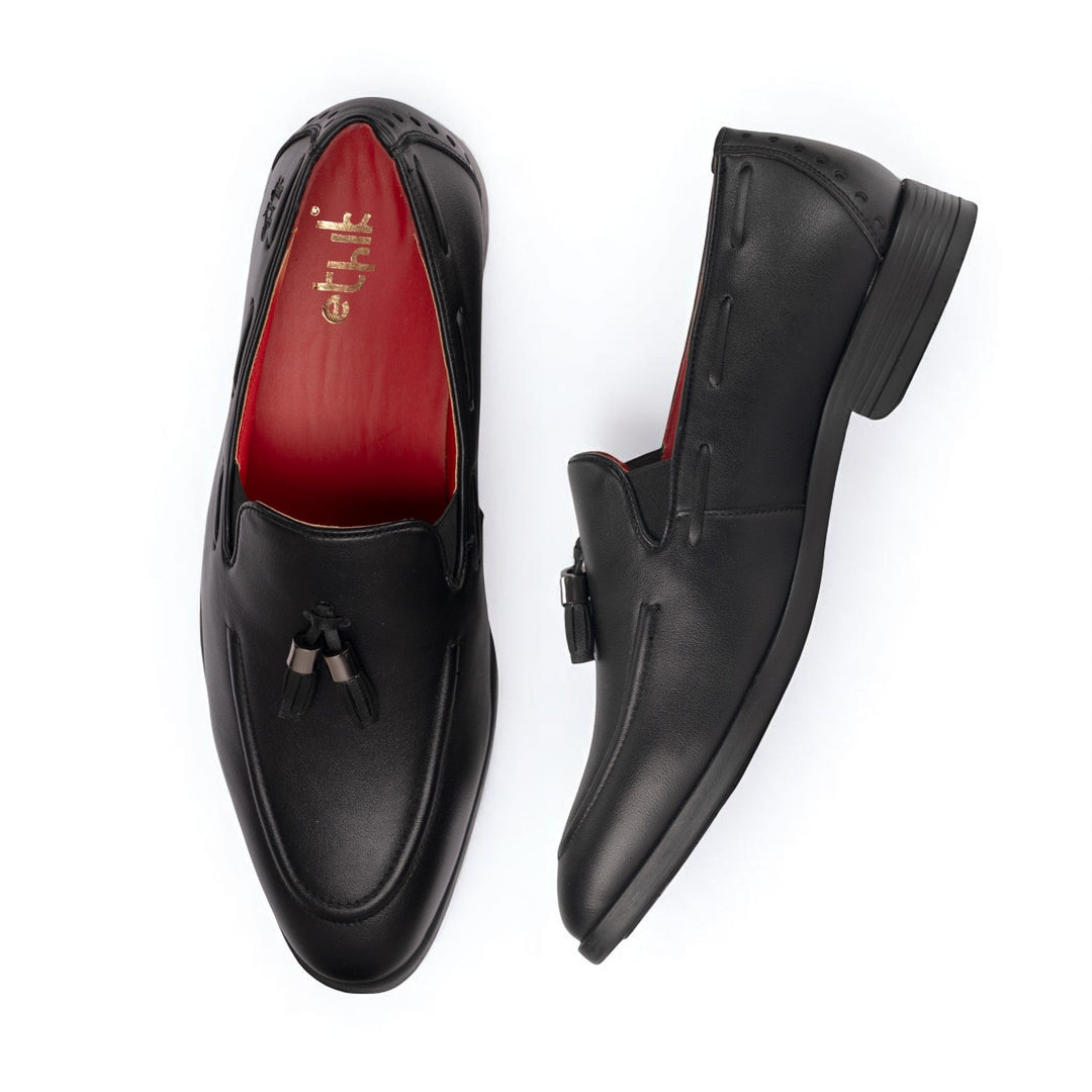 Tassel Tux Black Tassel Loafers