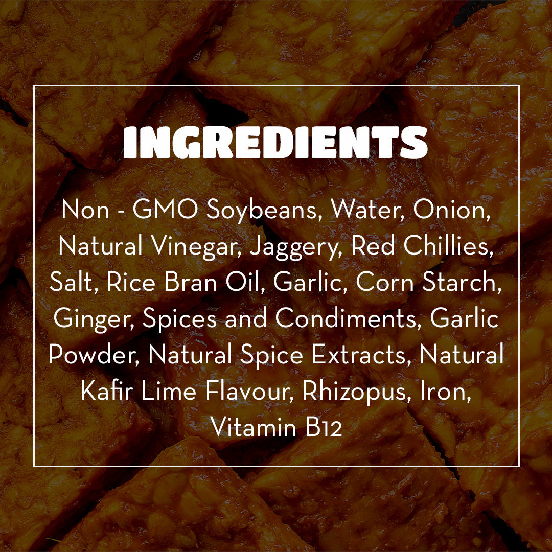 Hello Tempayy Thai Chilli Tempeh Thins | Heat & Eat | 150 g