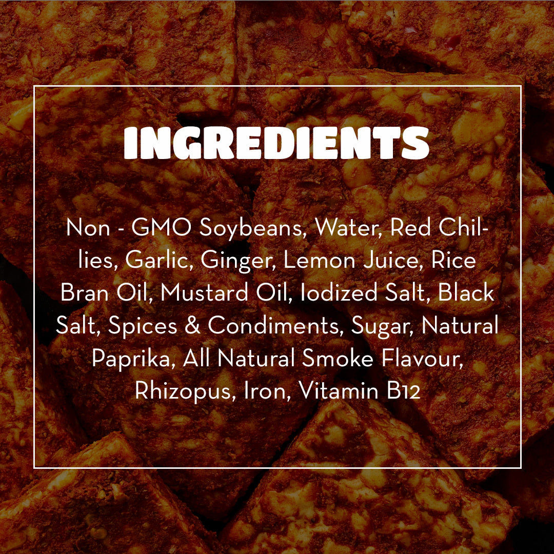 Hello Tempayy Tandoori Tempeh Thins-Protein Rich, Heat & Eat - 150 gm