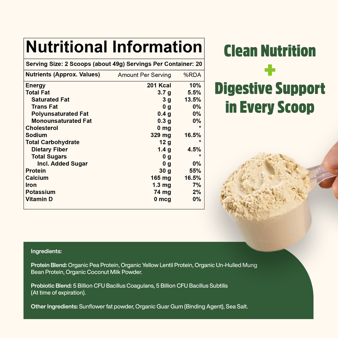 Organic Plant-Based Protein Unflavored