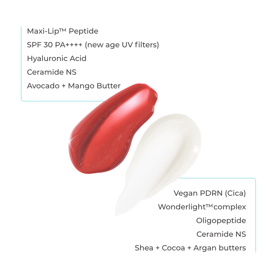 Skinvest Melts Lip Care Duo | Tinted SPF 30 Balm & Overnight Mask | 10ml + 10ml