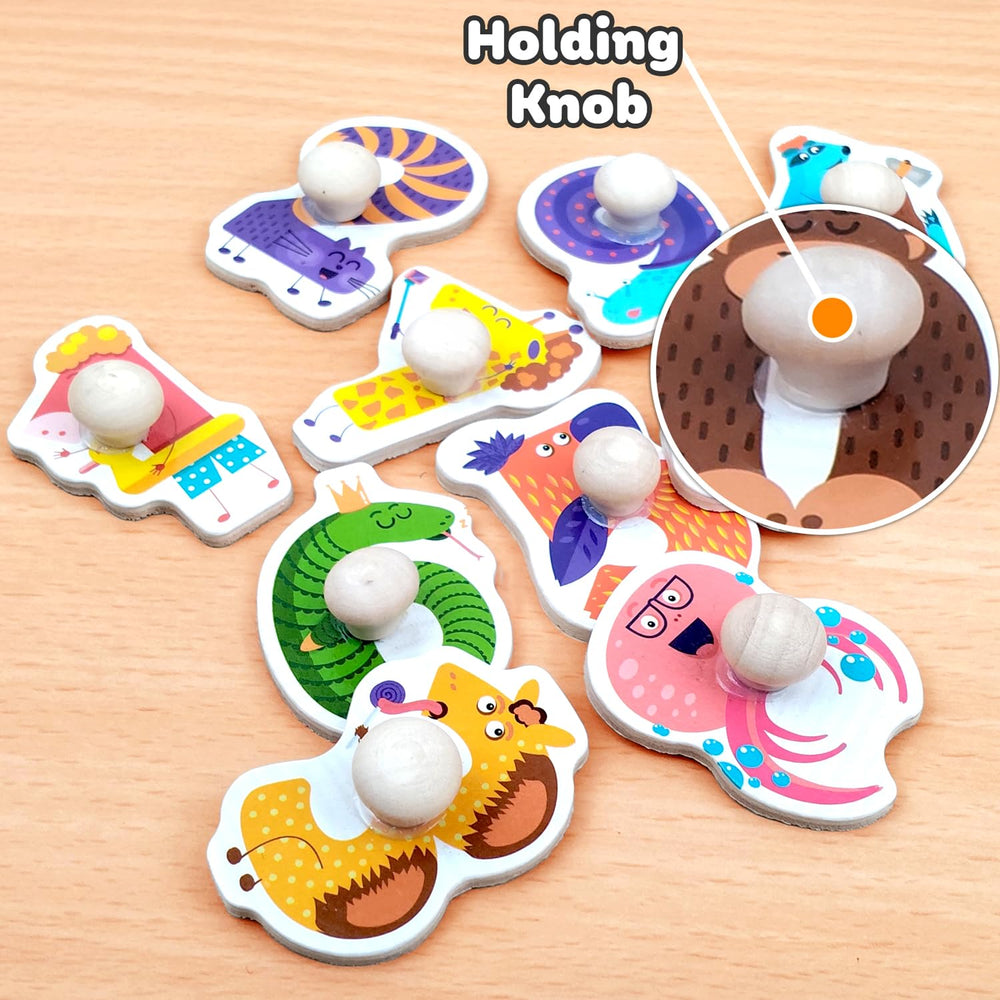 Wudly - Early Learning Small Knob Puzzle
