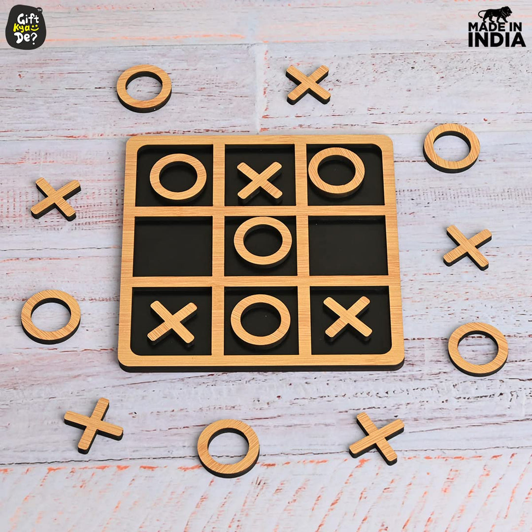 Gift Kya De 3D Tic Tac Toe Game Classic Mind Games for Kids, Family Games Special Board Games