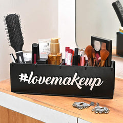 Gift Kya De Makeup Box Organizer For Girls | 4 Compartment Makeup Storage Box | Unique Gifts For Girls | Cosmetic Organizer