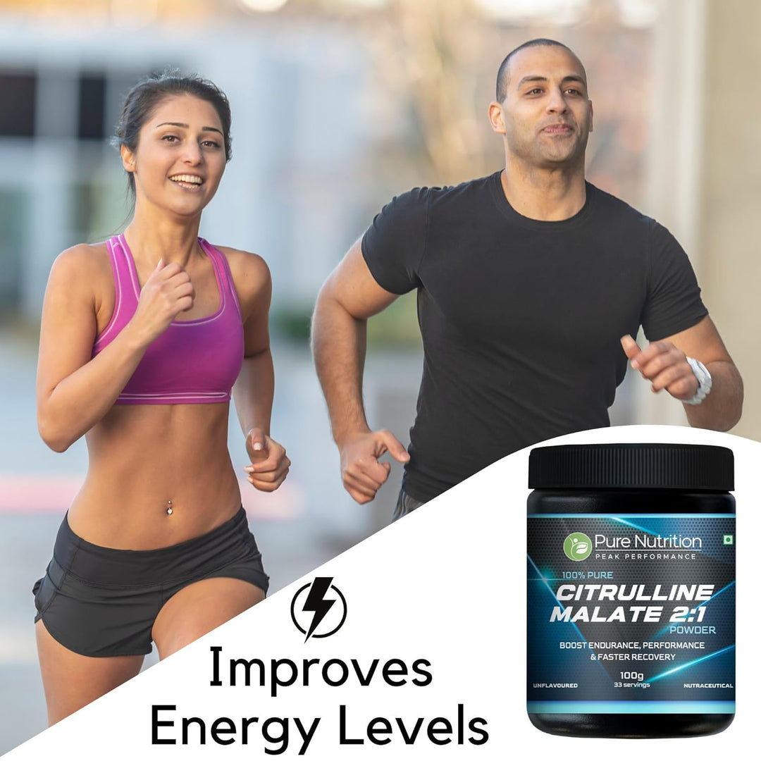 L-Citrulline DL-Malate 2:1 Powder – Unflavored | Nitric Oxide & Endurance