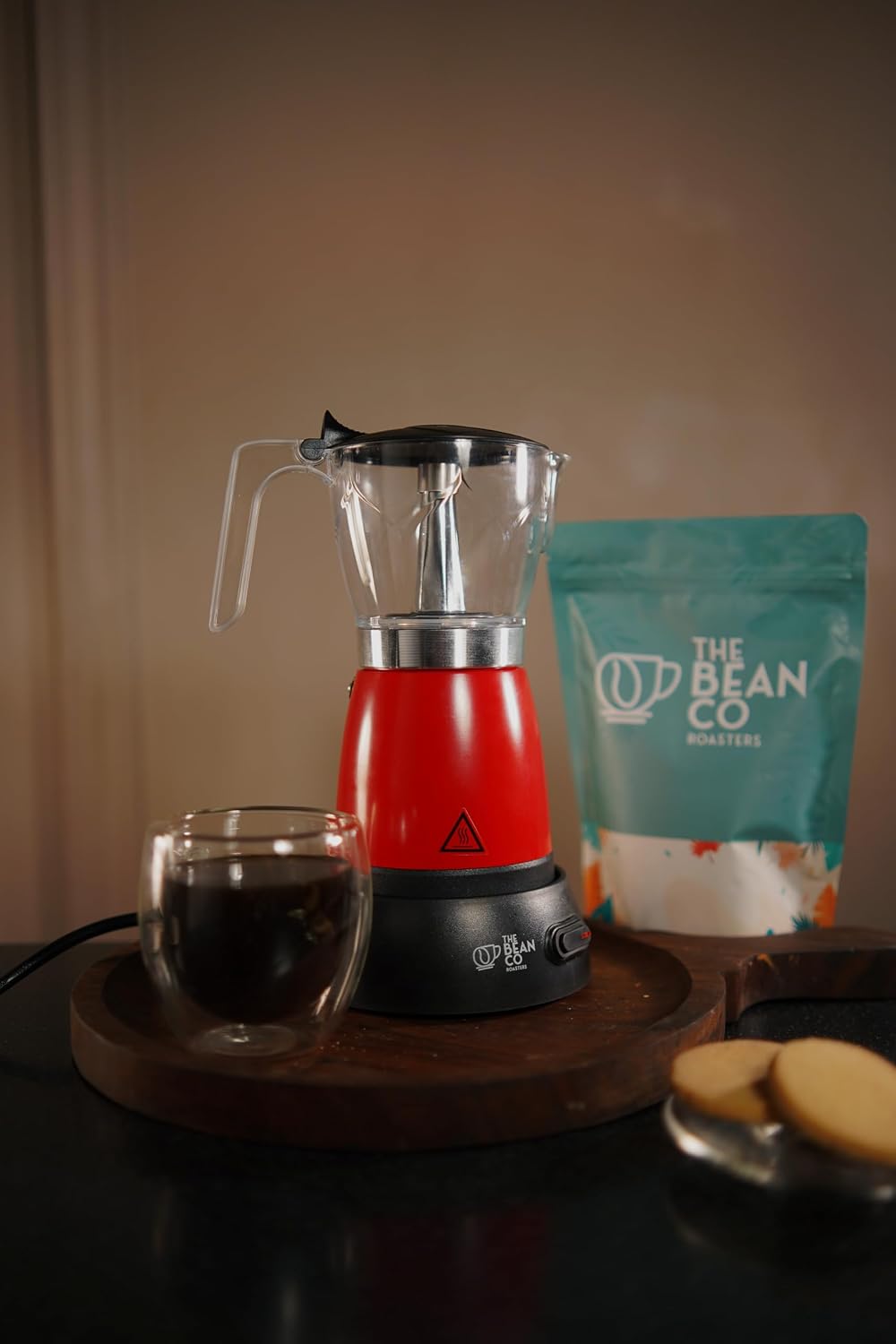 The Bean Co Roasters Electric Moka Pot | Moka Pot | 300 ML | Coffee Maker
