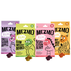 Mezmo Very Funky Pack of 4 Combo 144gms 48 jellies (Pack of 4)