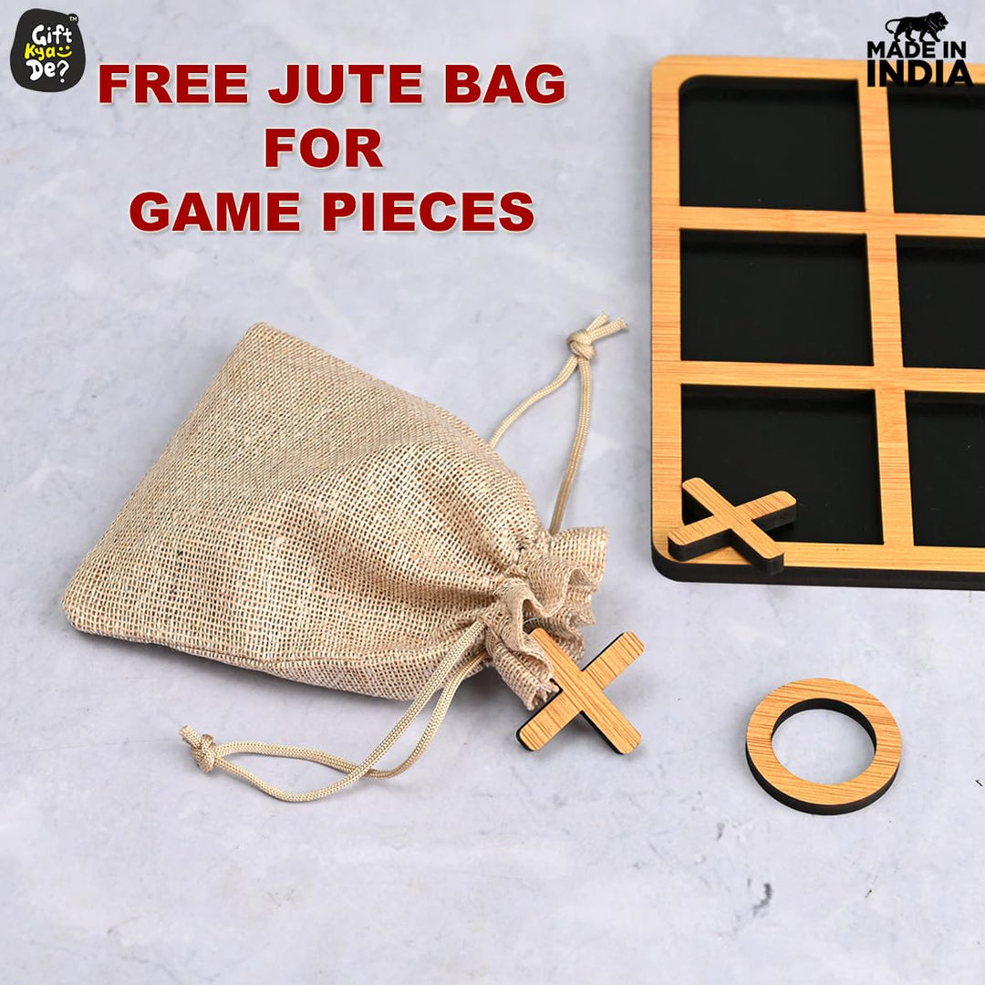 Gift Kya De 3D Tic Tac Toe Game Classic Mind Games for Kids, Family Games Special Board Games