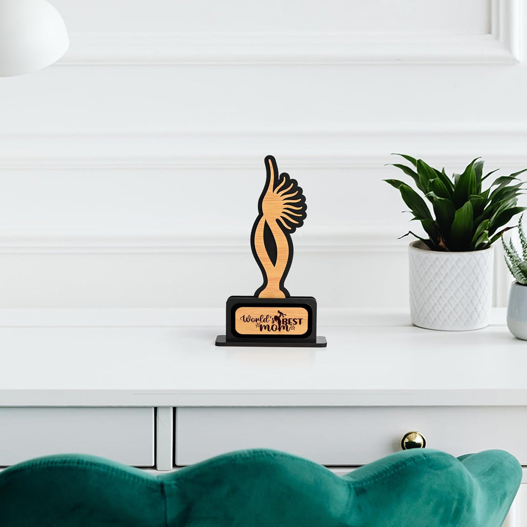 Gift Kya De Memento Awards and Trophy for All, Easy Print & Sticker Paste Your Matter, Eco Friendly Gifts