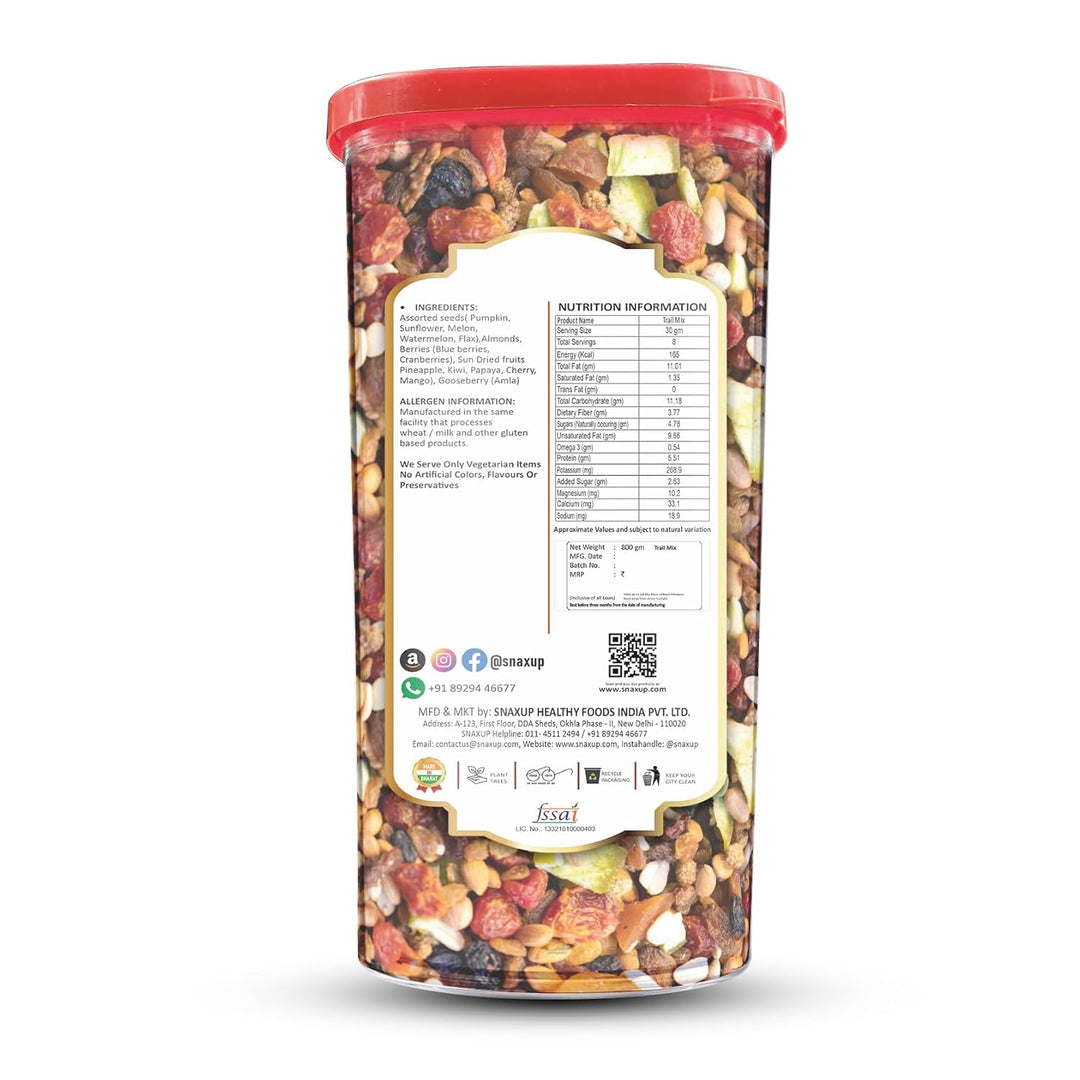 Snaxup Trail Mix 800G