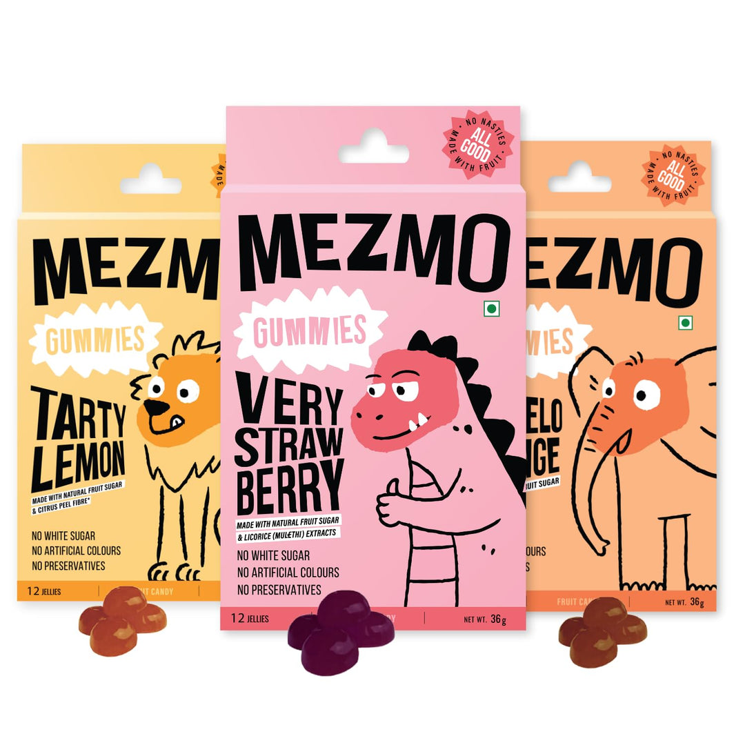 Mezmo Zazzy Pack of 3 Combo 108gms 36 jellies (Pack of 3)