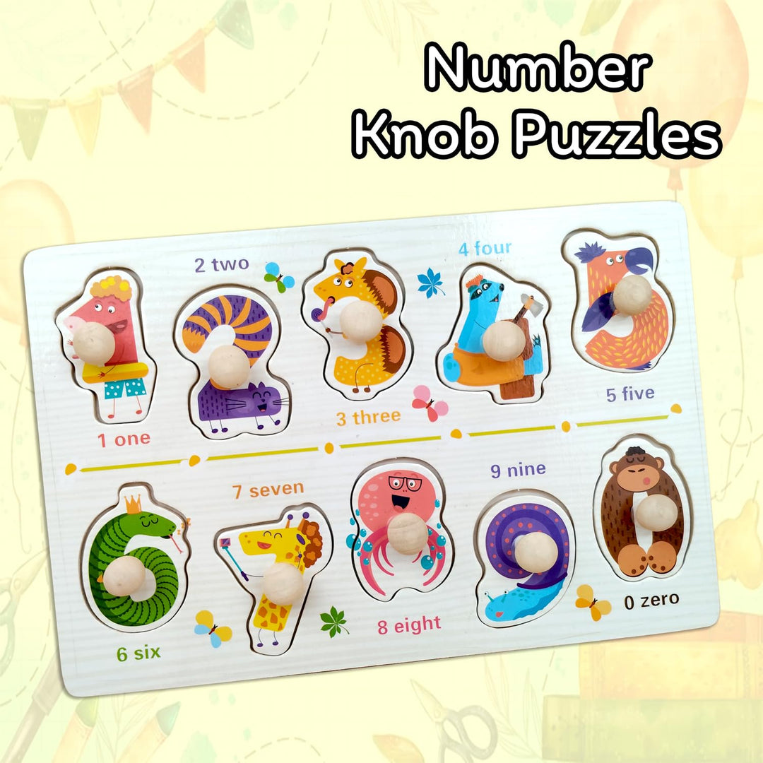 Wudly - Early Learning Small Knob Puzzle