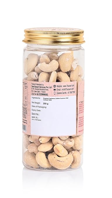 7 Bazaari Roasted Cashew 200 gm
