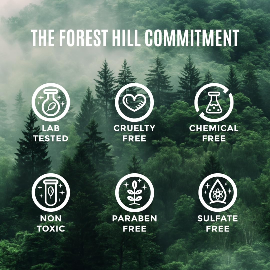 Forest Hill Pack of 2 Men Hair Care Kit, Weekly Care Natural Hair Massage Oil 110ml & Daily Care Hair Elixir Serum 50ml