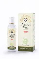 Amrutveni Hair Oil for Men – Herbal Elixir with 40+ Actives, Reduces Scalp Dryness & Dandruff, Extends Hair Growth Cycle & Controls Hair Fall, Non-Sticky Formula for Lush & Beautiful Hair, 50ML