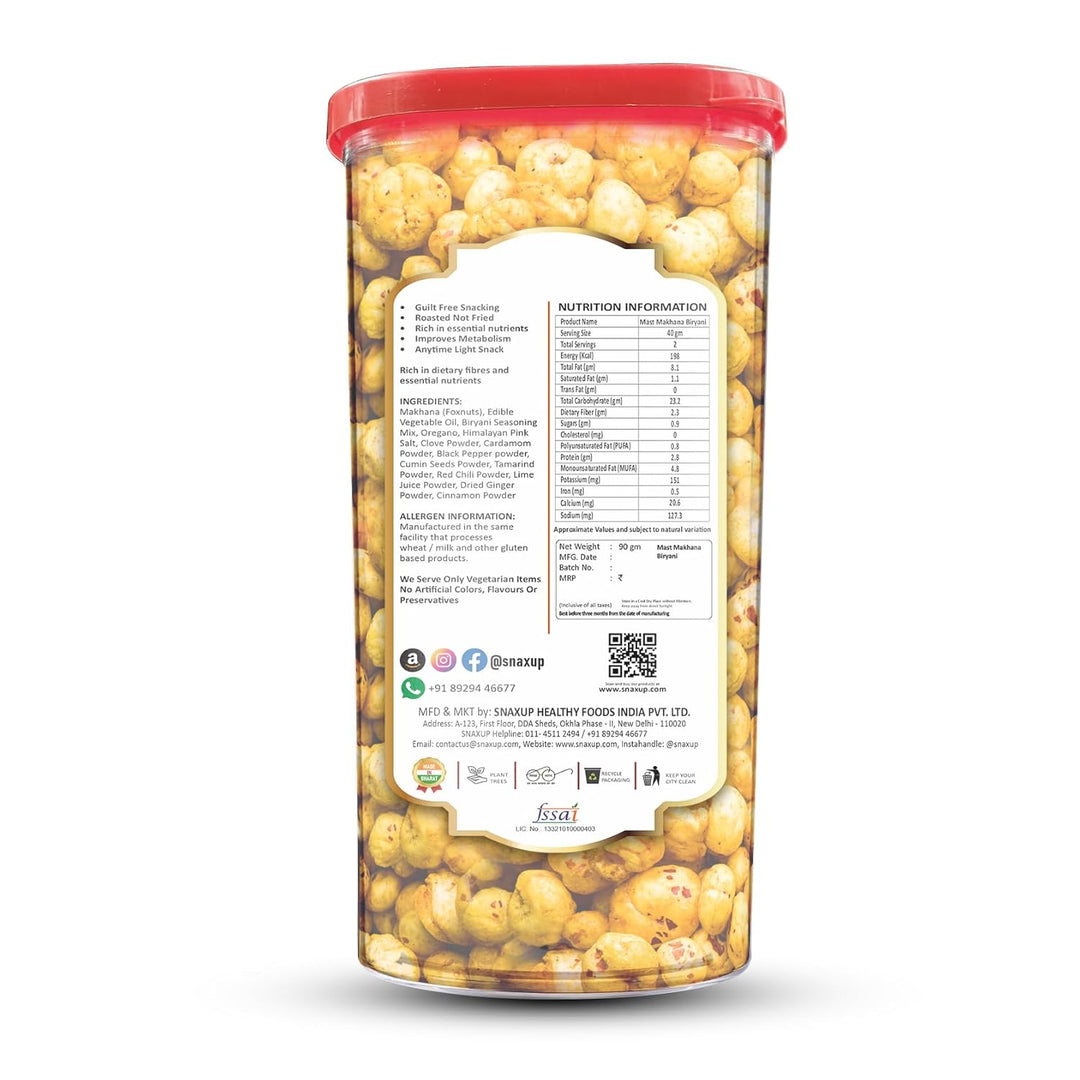 Snaxup Roasted & Flavored Makhana