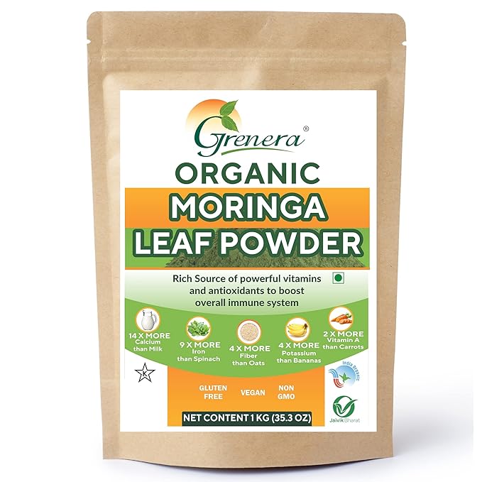 Grenera Organic Moringa Leaf Powder | 1kg