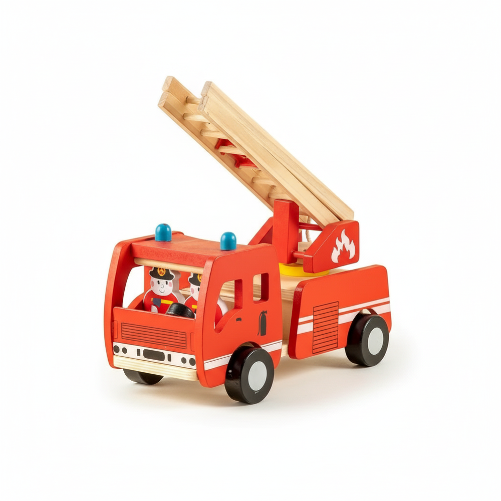 Wudly Wooden Fire Truck
