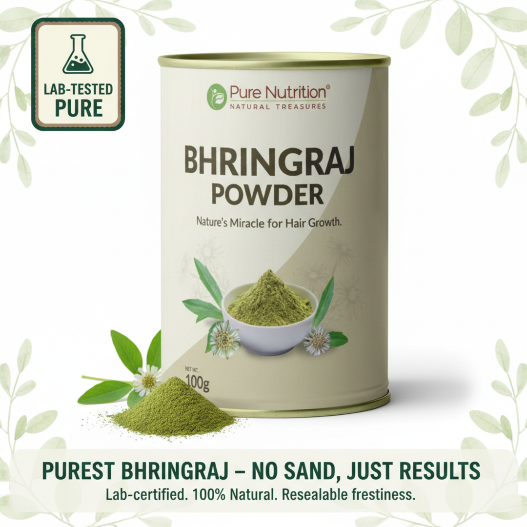 Bhringraj Powder Herbal Hair Care Powder for Growth & Scalp Health