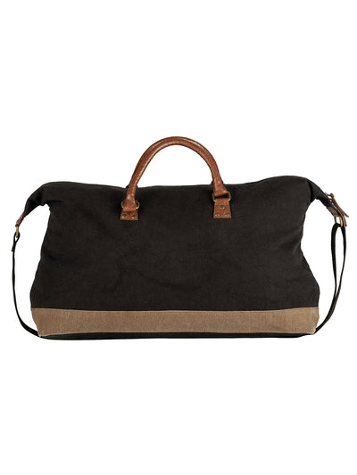 Mona B Upcycled Canvas Duffel Gym Travel and Sports Bag With Stylish Design for Men and Women: Parker
