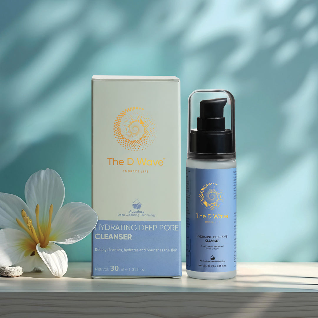 The D Wave Hydrating Deep Pore Cleanser - 30ML | Hydrating Face Cleanser | Minimizes Pores | Restoring natural complexion | Keeps the skin fresh & hydrated | Nourished and renewed skin