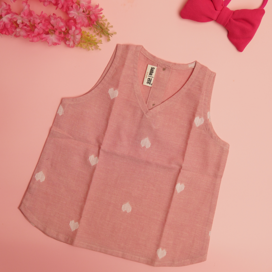 Coord Set for girls - Cotton Partywear - Bloom Twin Set