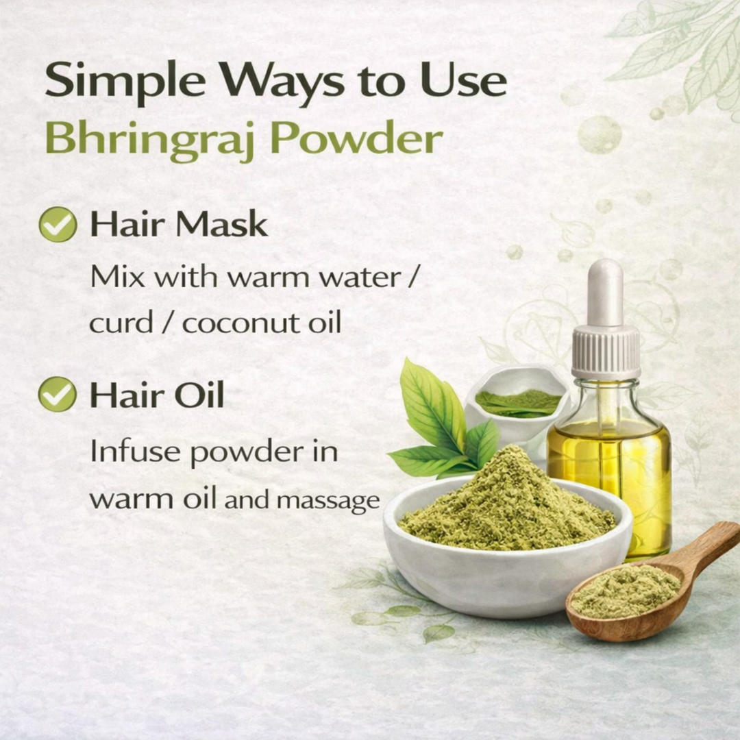Pure Nutrition Bhringraj Powder| Herbal Powder for Hair Care