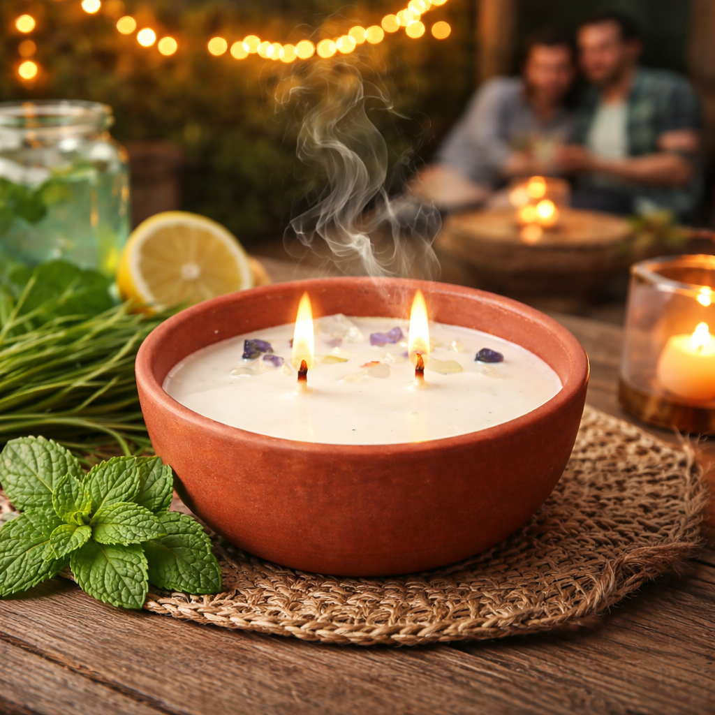 Nalika - Citronella Peppermint Mosquito Repellent Candle