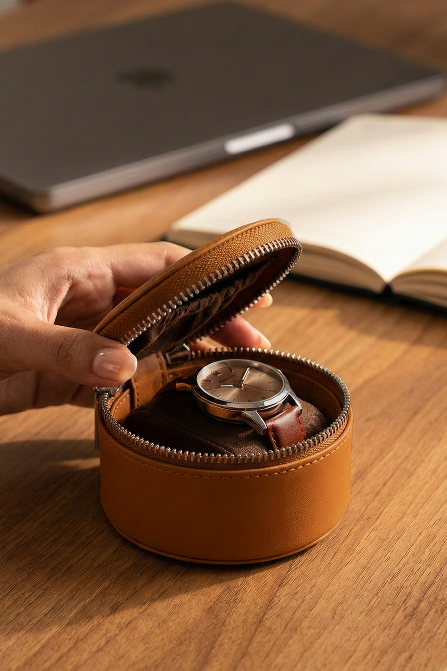 Rogate Large Vegan Leather Watch Case