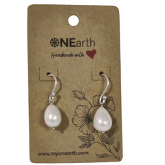 #77 Drop Baroque shell pearl Earrings