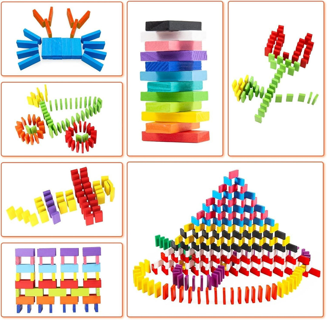 Wudly Wooden Wooden Dominos 120 pcs