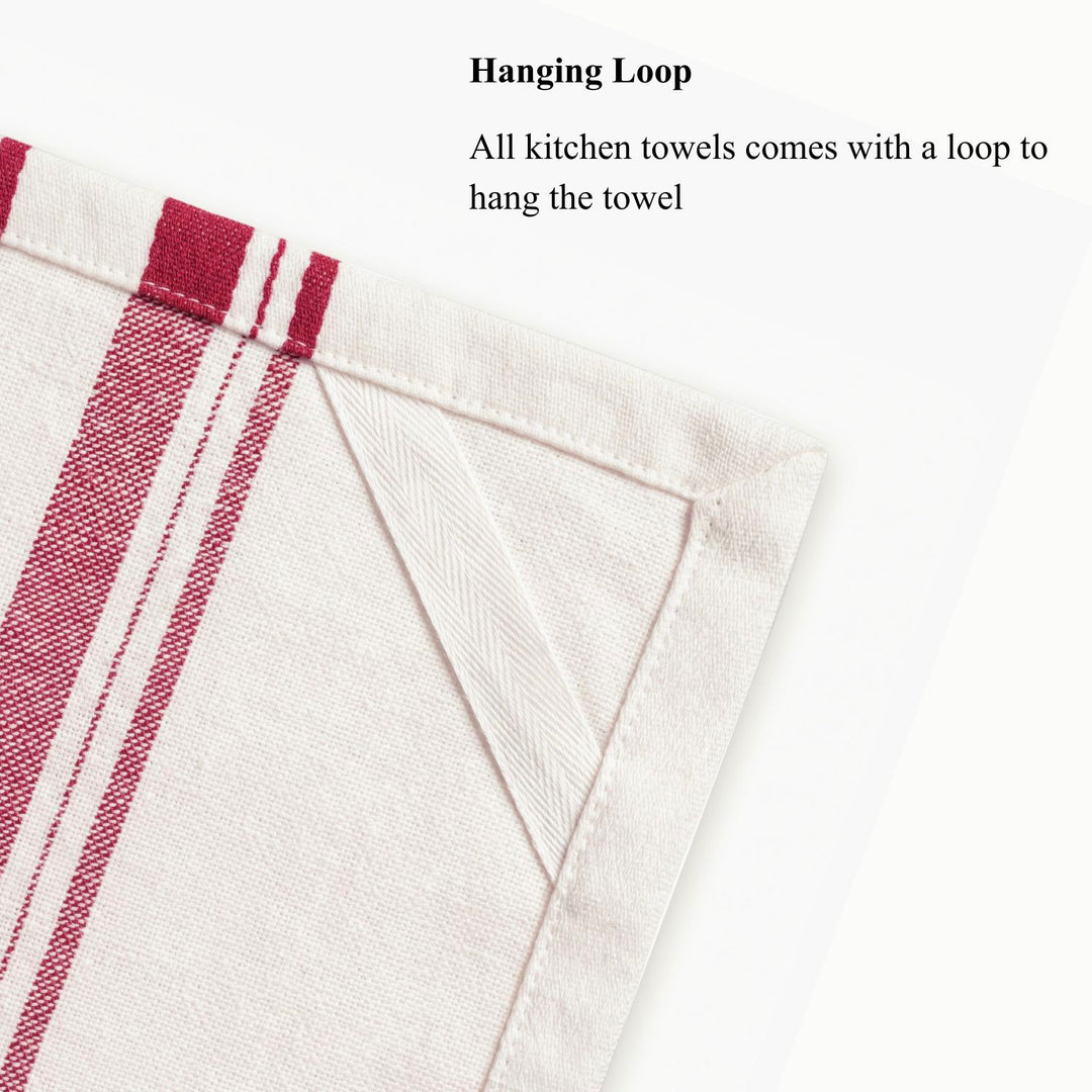 Striped Cotton Dish Towels ( Set of 2 )