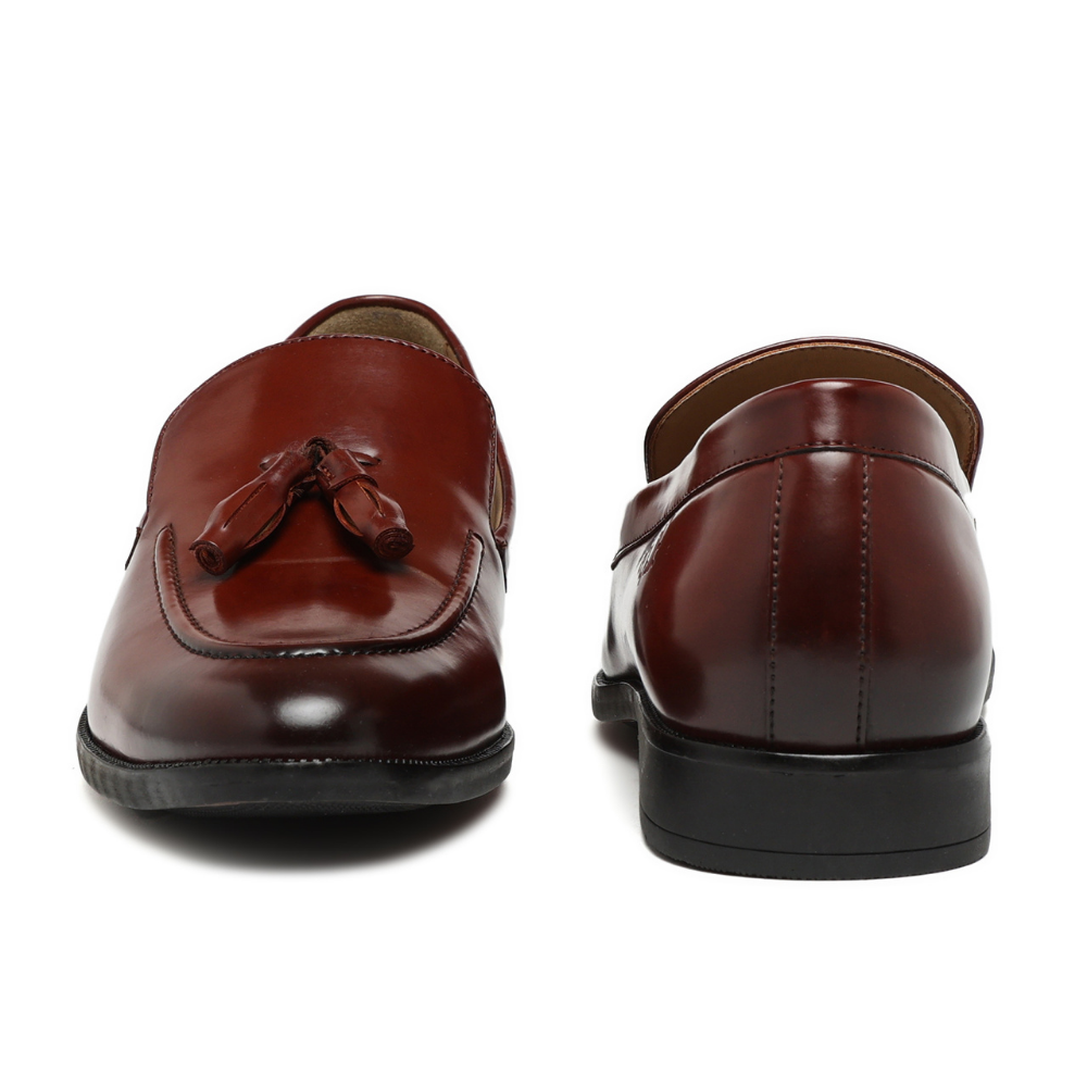 Tassio Tan Tassel Loafers